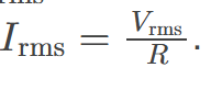 <p>relates AC voltage $$(V)$$ and AC current $$(I)$$ to impedance $$(Z)$$ in alternating current circuits, given by $$V = IZ$$.</p>