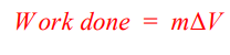<p>work done when moving an object in a gravitational field, what is m</p>