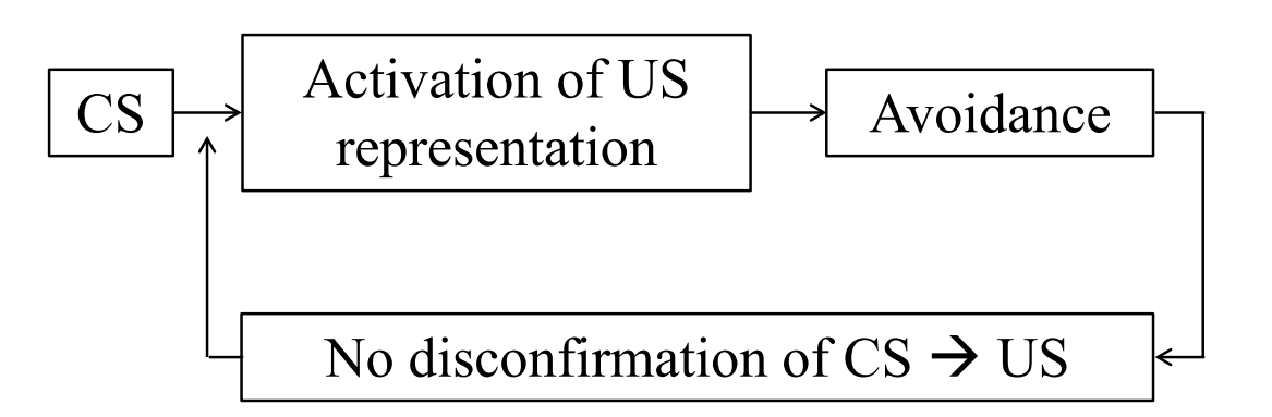 <p>1) Learning that CS (= feared cue) does not lead to US (= catastrophe) </p><p>2) “Exposure as a behavioural experiment” : - Identify misinterpretations: if CS  US </p><p>(if I blush, then I’ll look stupid; if my heart pounds, then I’ll have a heart attack; if there’s a dog, then I will be bitten) - Score the credibility of CS  US relations - Work out which considerations are valid for and against the CS  US rule - Use exposure as an experiment to test whether the CS  US rule is empirically correct</p>