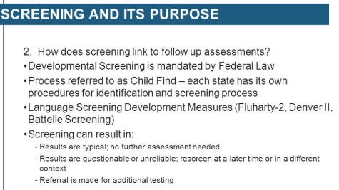 <p>Screenings </p>