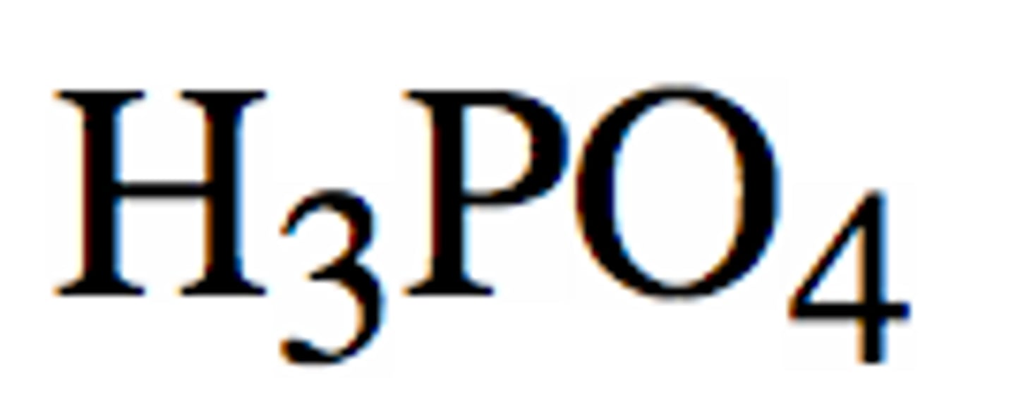 <p>an substance composed of hydrogen and negatively charged polyatomic ions</p>