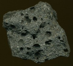 Origin: Extrusive, Rapid Cooling
Texture: Vesicular
Composition: Mafic