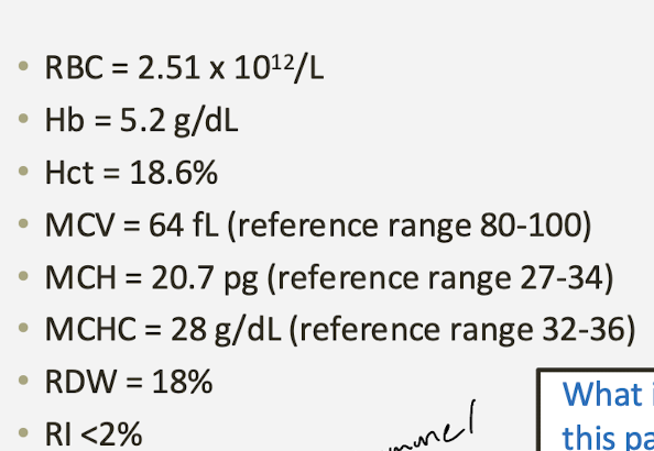 <p>what does this pt have</p>