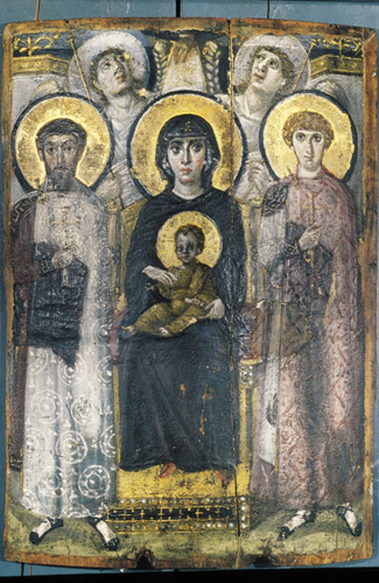 <p>A Greek title for Mary meaning "God bearer"</p>