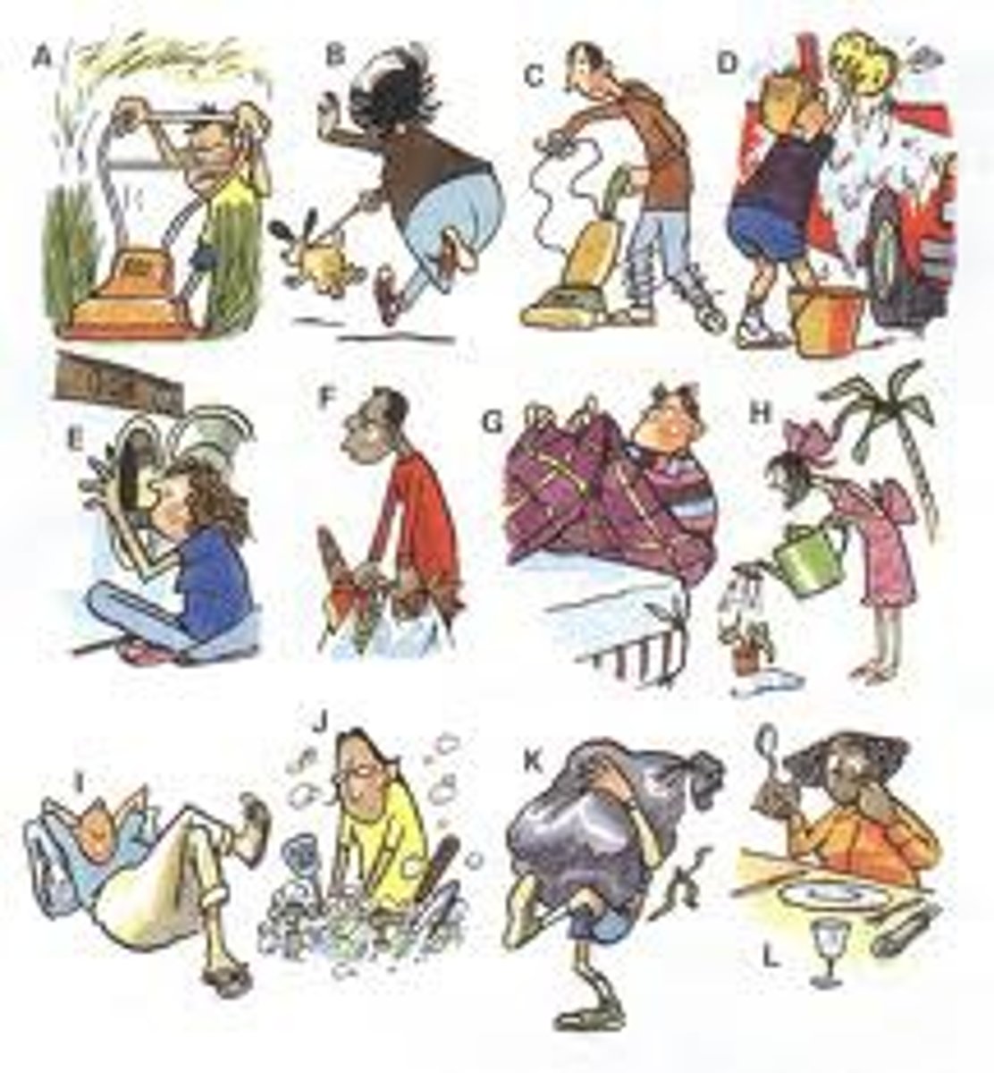 <p>chores</p>