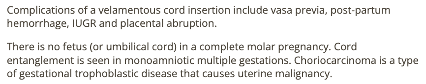 <p>b) placental abruption</p>