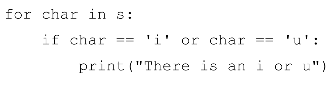 <p>use when need only one character in string; more pythonic (simple and elegant) </p>