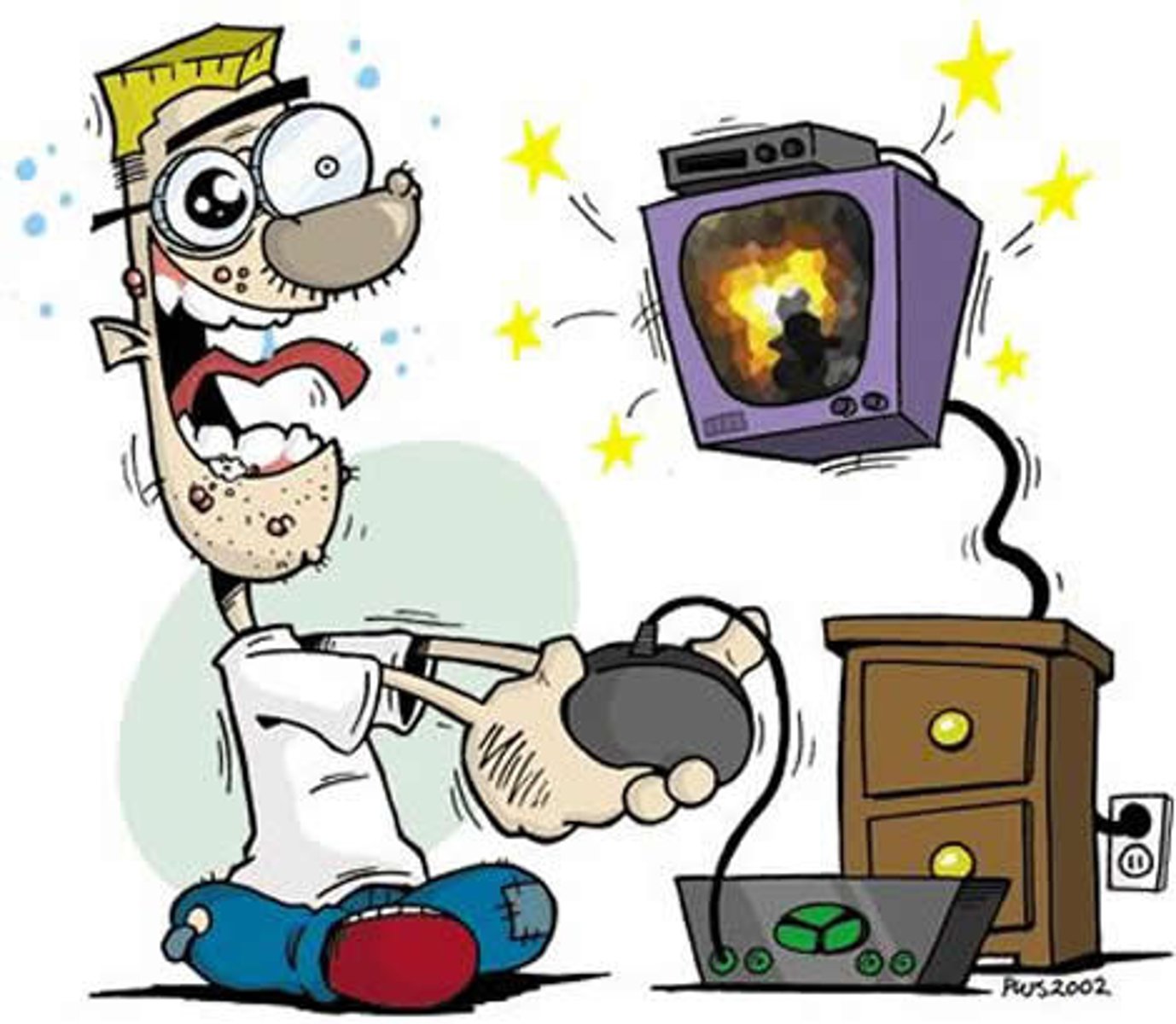 <p>they love to play videogames</p>