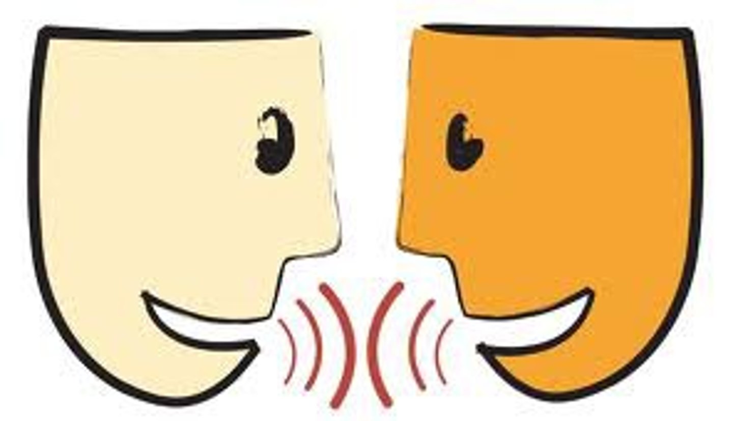 <p>to talk to each other</p>