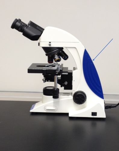Identify the part of the microscope