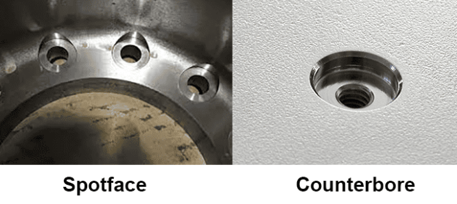 <p>Used for producing a flat seat for a bolt head, washer, or nut</p>