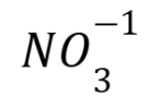 <p>NO3^-1</p>