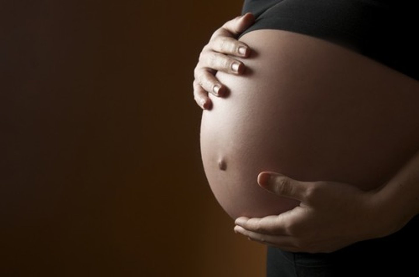 <p>normal finding for someone with a distended abdomen</p>