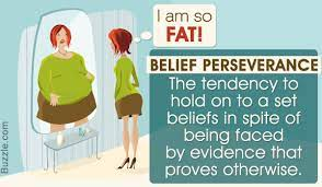<p>Textbook: clinging to one’s initial conceptions after the basis on which they were formed has been discredited.<br>Mine: People tend to give weight to the existing belief even if there is evidence against them</p><p>Retrieval Cues:<br>-Eg: Groupthinks; when a person expresses an idea and it becomes the majority without others considering alternate POVs</p>