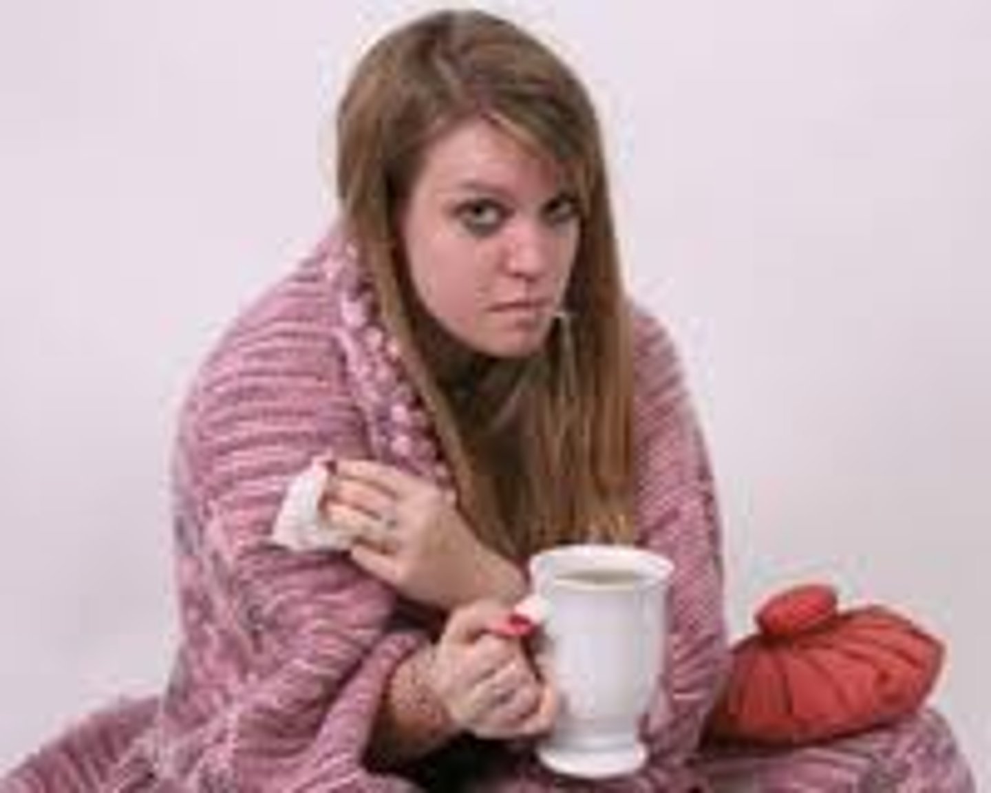 <p>to have a cold</p>