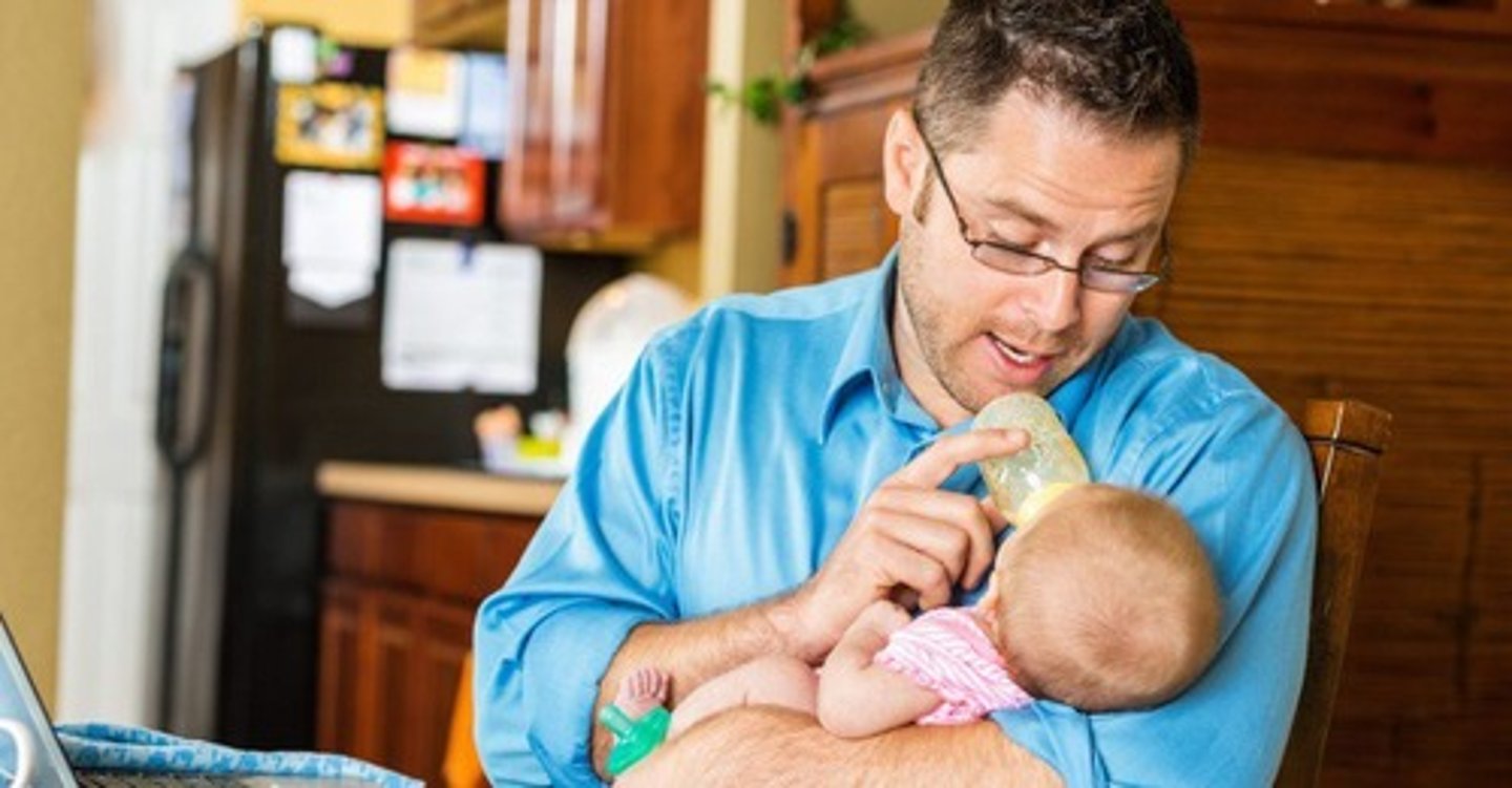 <p>time off work when a man becomes a dad</p>