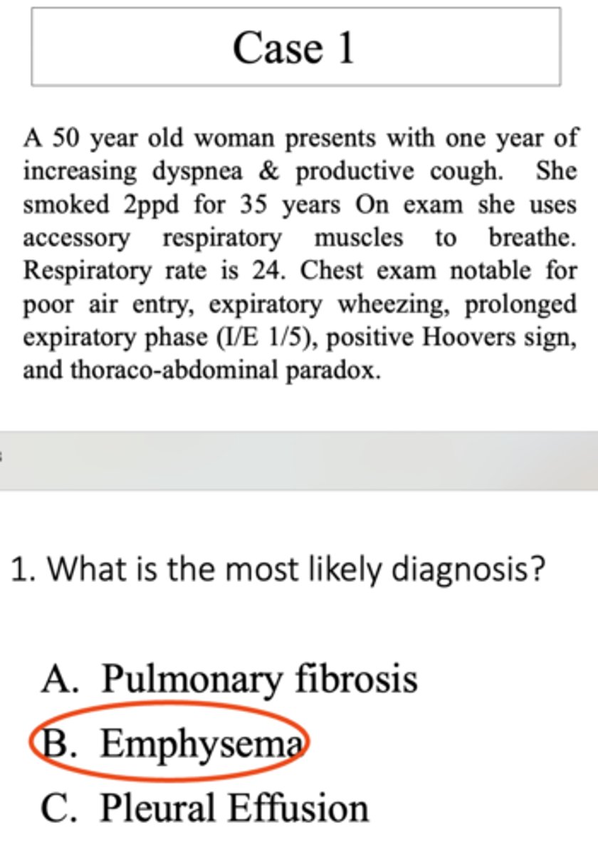 <p>B. Emphysema</p>