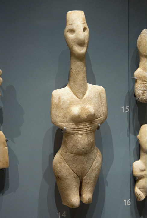 <p><span style="background-color: transparent; font-family: "EB Garamond", serif;"><span>Cyclaid Figurines groups from where they are found and by stylistic changes. They are all female as Cretan culture placed special significance on female figurines- part of enigmatic culture. They speak of an existence of Cycladic, Minoan or Cretan culture</span></span></p>