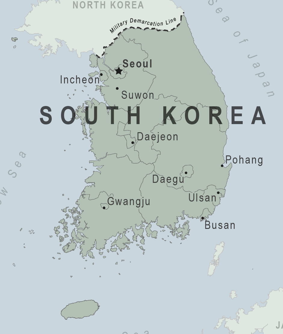 <p>South Korea</p>