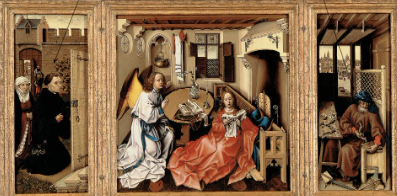 <p>Mérode Altarpiece (Triptych of the Annunciation)</p>