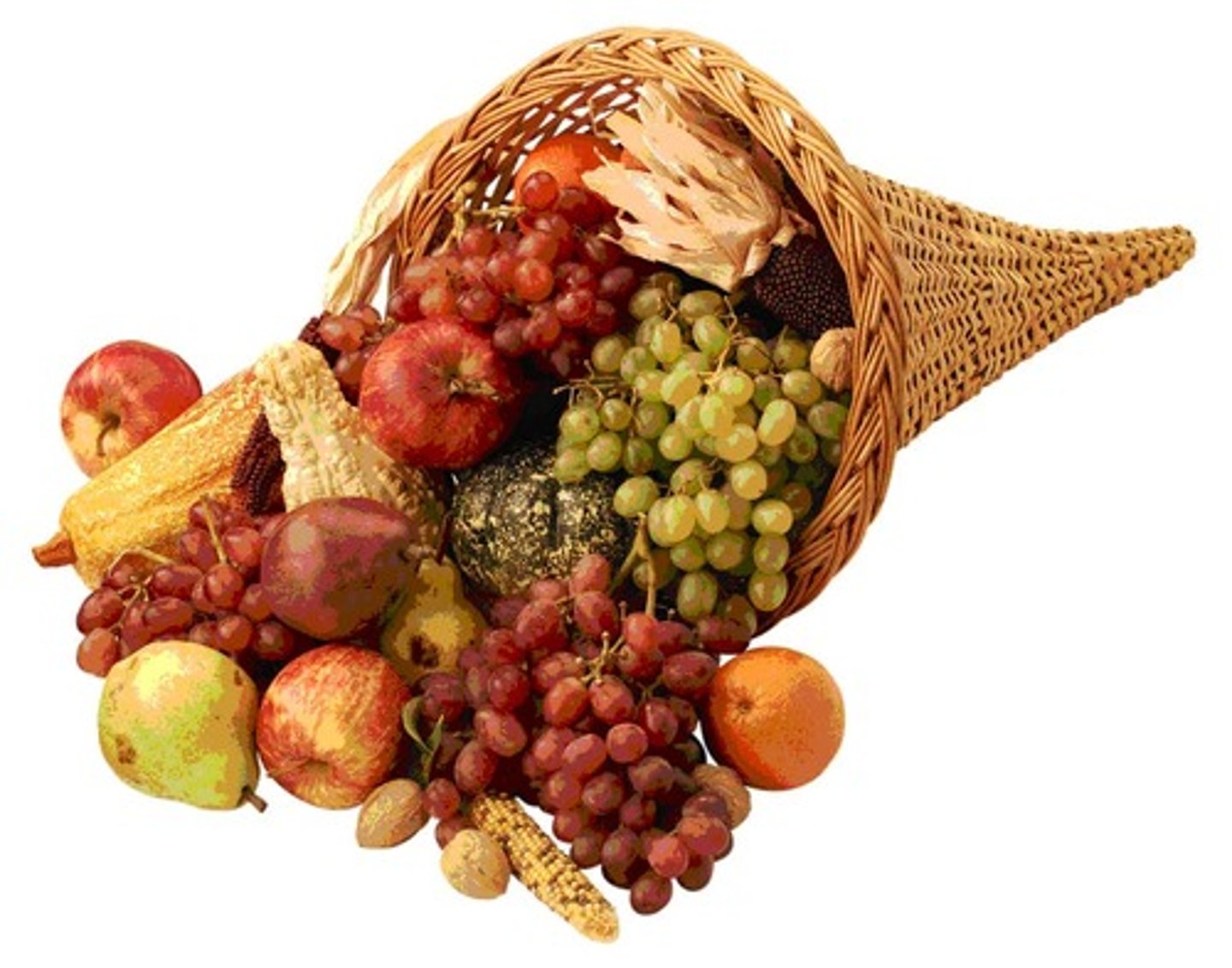 <p>símbolo de prosperidad y afluencia, una colleción de comida</p>