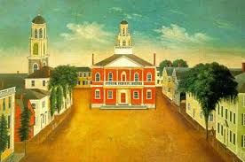 <p>New England people lived in small___.</p>