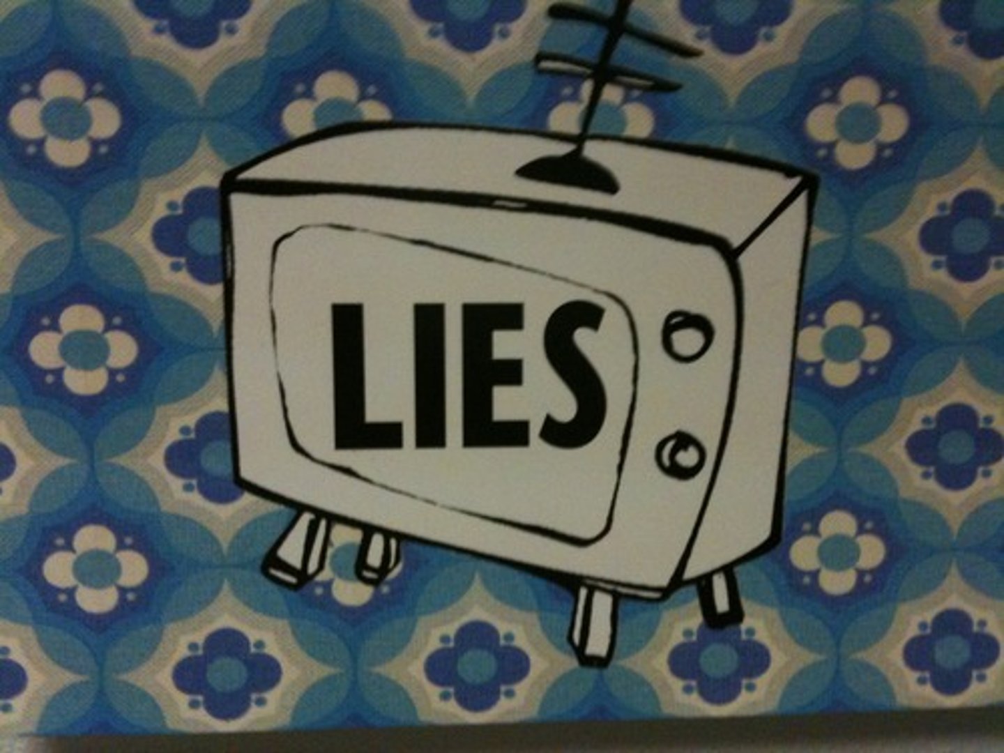 <p>to lie</p>