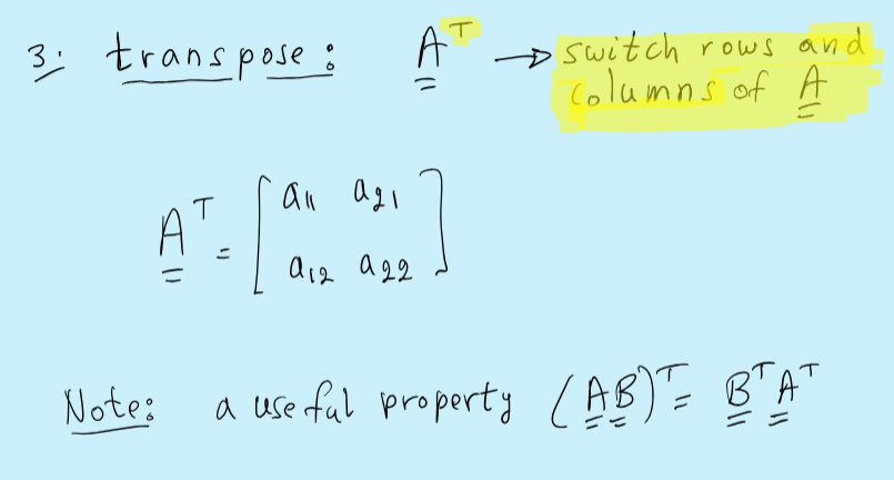 <p>Transpose</p>