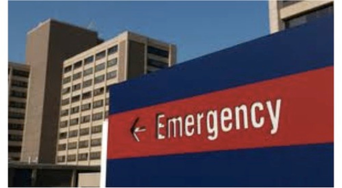 <p>emergency room</p>