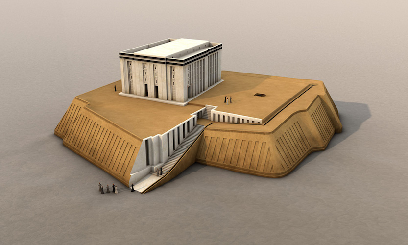 <p>White Temple and its ziggurat</p>