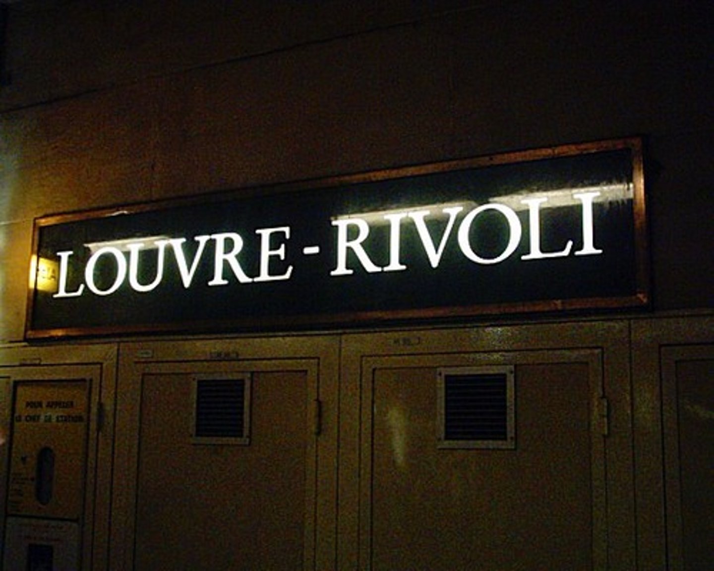 <p>Get off at Louvre Rivoli.</p>