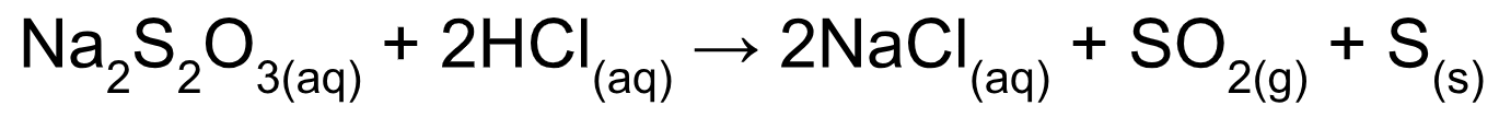 <p>How would you investigate how rate of this reaction varies with temperature? </p>