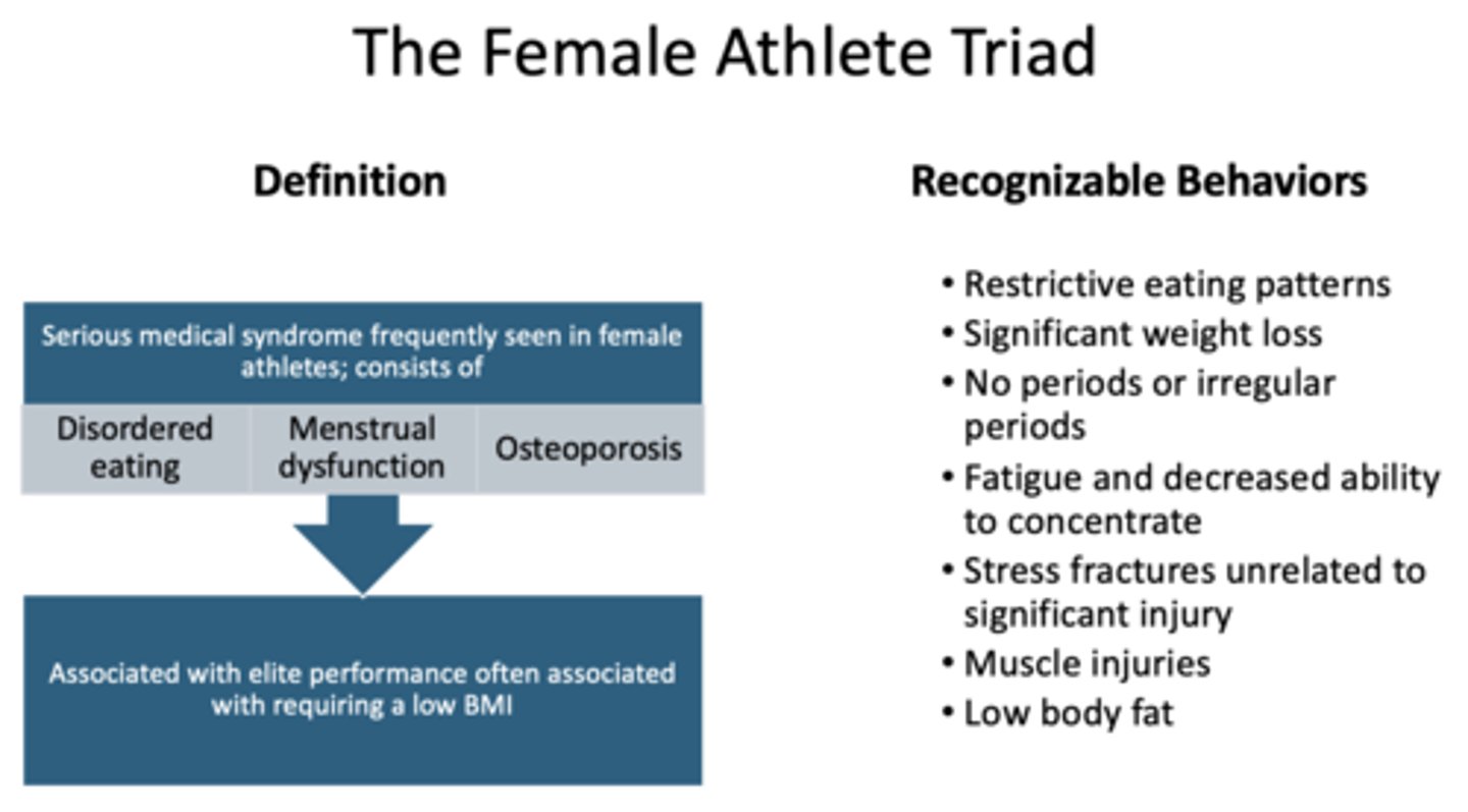<p>Female athlete triad</p>