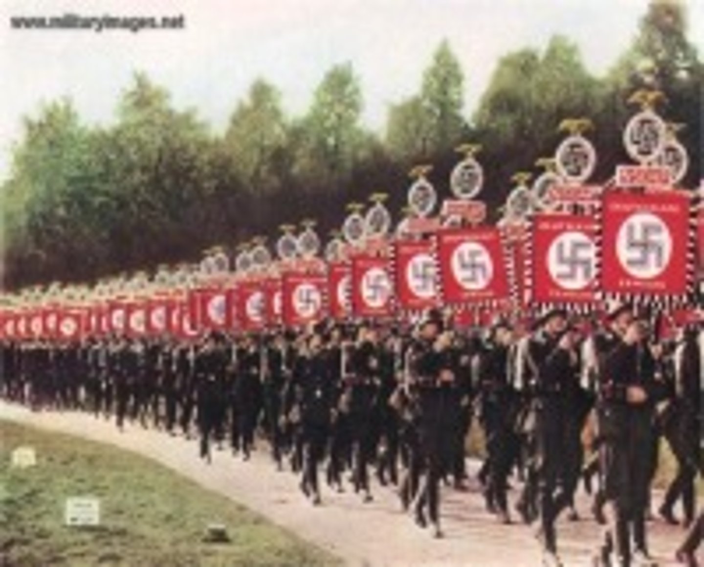 <p>Germanic people seen as the master race</p>