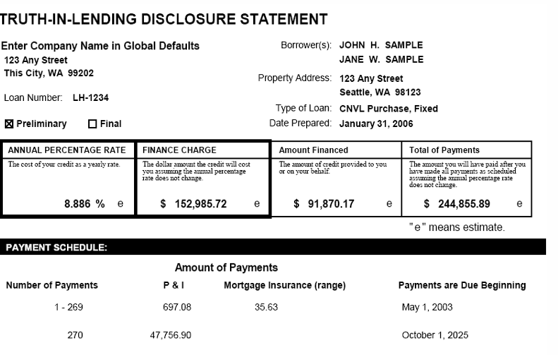 <p>TILA RESPA Disclosure (Truth-In-Lending Disclosure Statement) and important temrs</p><p>APR</p><p>Amount Financed (Third Box)</p><p>It’s issue</p><p>Module 3 Lecture 3: Financial Decisions</p>