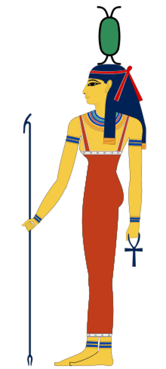 <p>-Neith is an ancient Egyptian goddess associated with war, hunting, wisdom, and weaving, often depicted as a woman wearing the red crown of Lower Egypt or as a lioness-headed deity.</p><p>-She was revered as a powerful and independent deity, sometimes described as the "Creator of the Universe" and the "Mother of the Gods."</p><p>-Neith was worshipped primarily in the city of Sais in the Nile Delta, where she was venerated as the patron goddess of the region and the protector of the pharaoh.</p><p>-She was also associated with the protection of the dead and was believed to weave the bandages for mummies, symbolizing her role in facilitating the journey to the afterlife.</p>