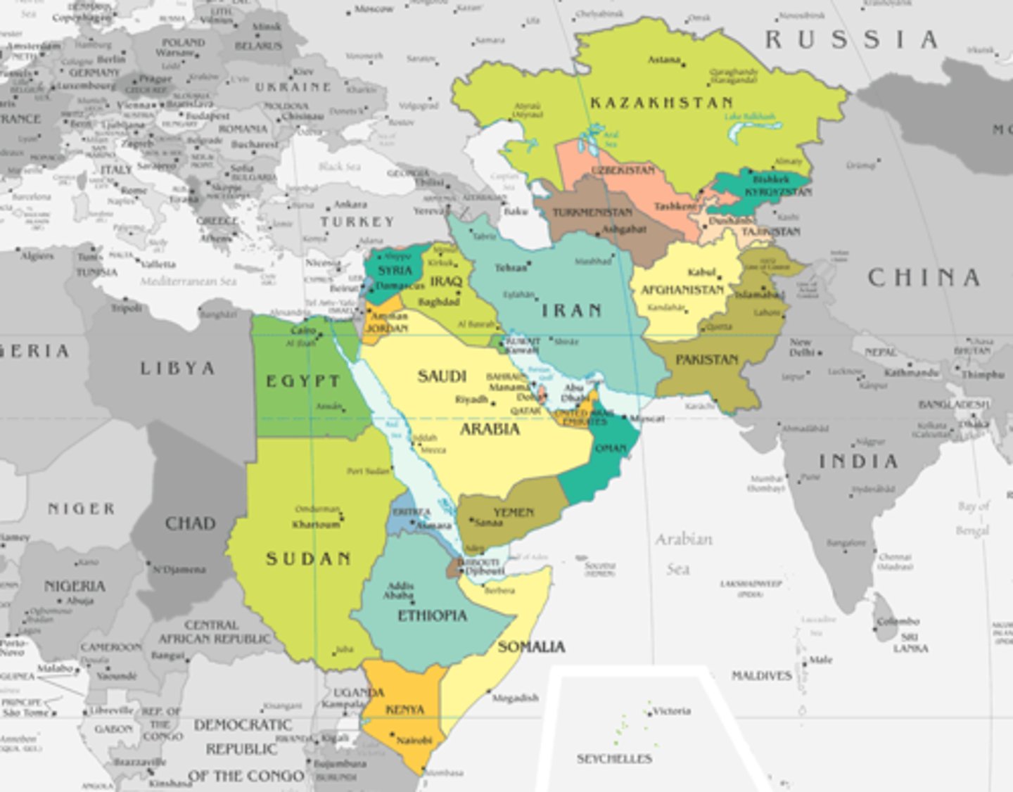 <p>foreign countries</p>