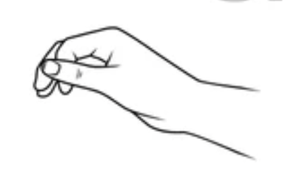<ul><li><p>key grip</p></li><li><p>contact between thumb pad and radial index finger</p></li><li><p>least precise</p></li></ul><p></p>