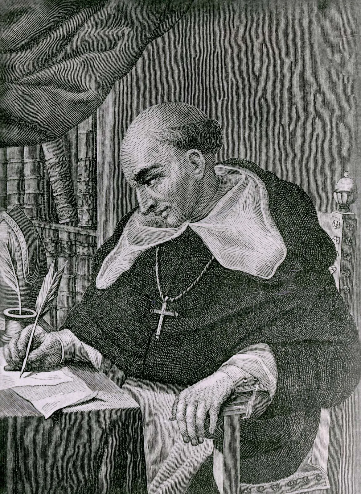 <p>Bartolome de las Casas was a 16th-century Spanish missionary who became a fierce advocate for the rights of indigenous peoples in the Americas, he is known for his writings that exposed the brutal treatment of Native Americans by Spanish colonizers and his opposition to the exploitative encomienda system. </p>