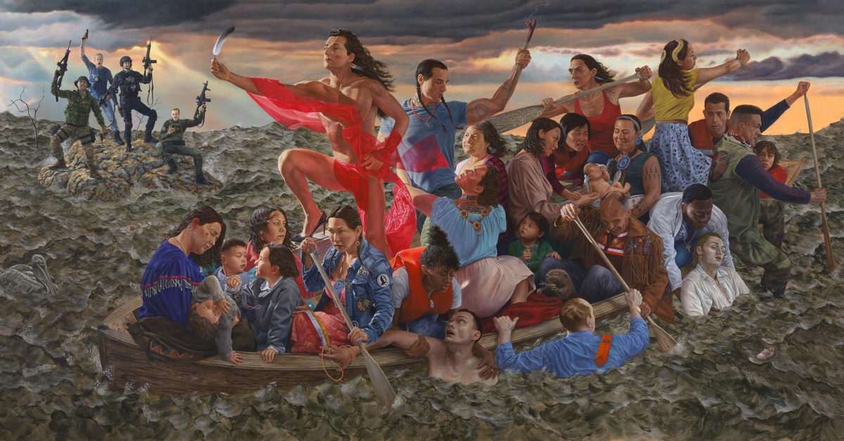 <p>Kent Monkman - Mistikosiwak </p>