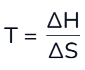 <p>(convert ΔH from kJmol<sup>-1</sup> to Jmol<sup>-1 </sup>by x1000)</p>