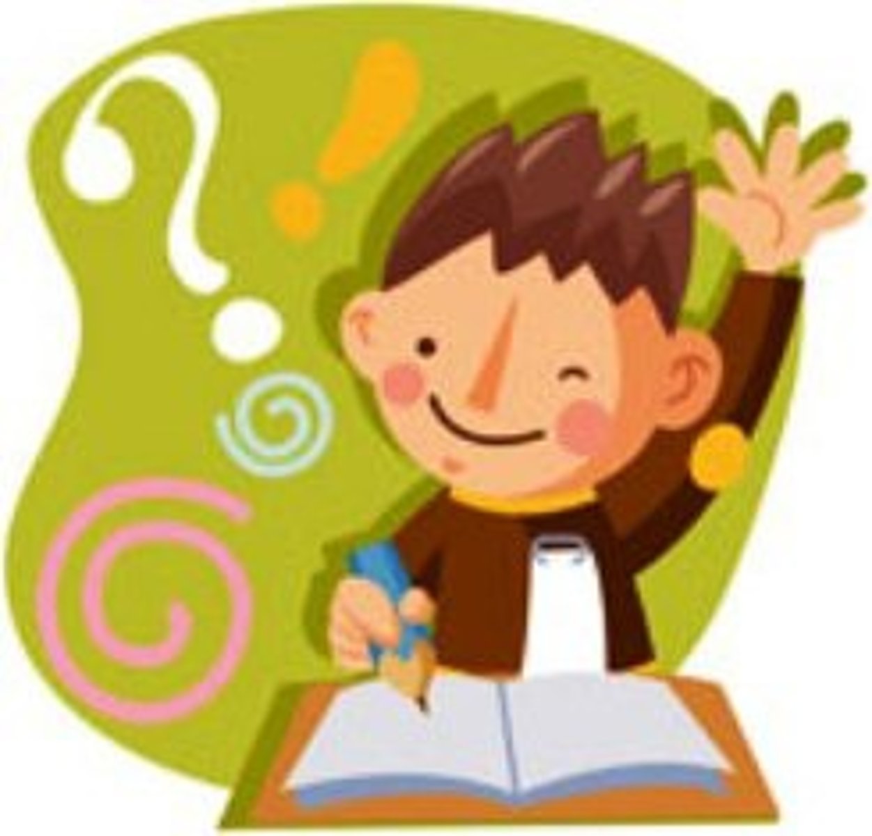 <p>to ask a question</p>