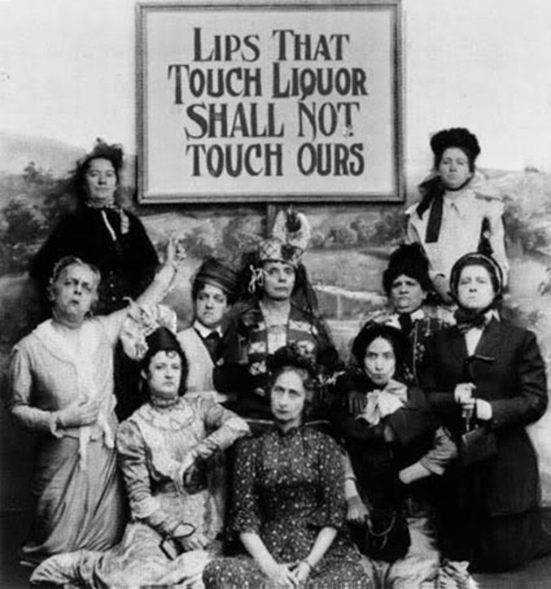 <p>A group of women who advocated total abstinence from alcohol and who worked to get laws passed against alcohol.</p>