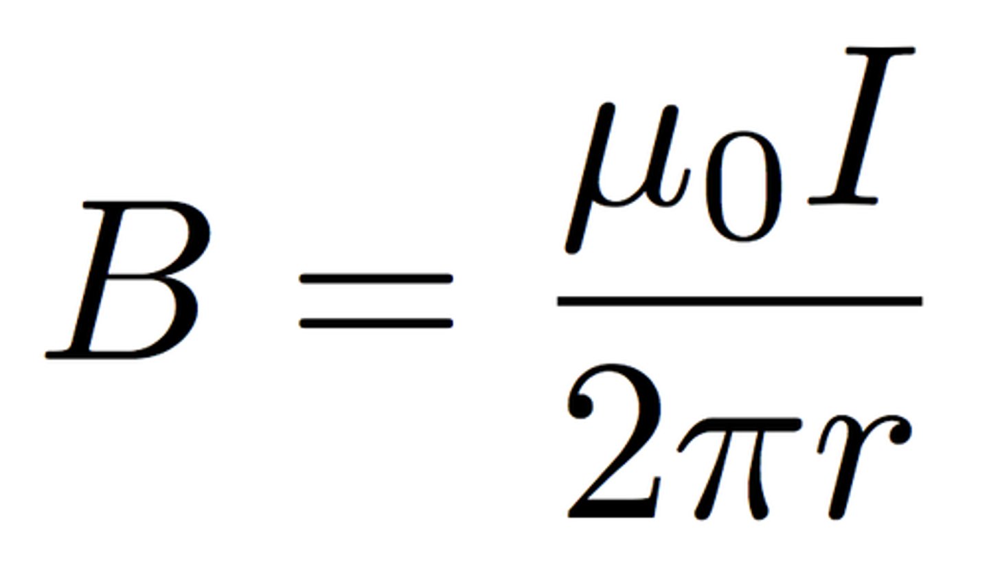 <p>where r is the distance in the field where the field strength is being experienced.</p>