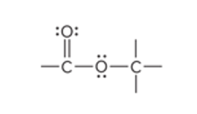 <p>COO linking 2 carbon <strong>chains</strong></p>