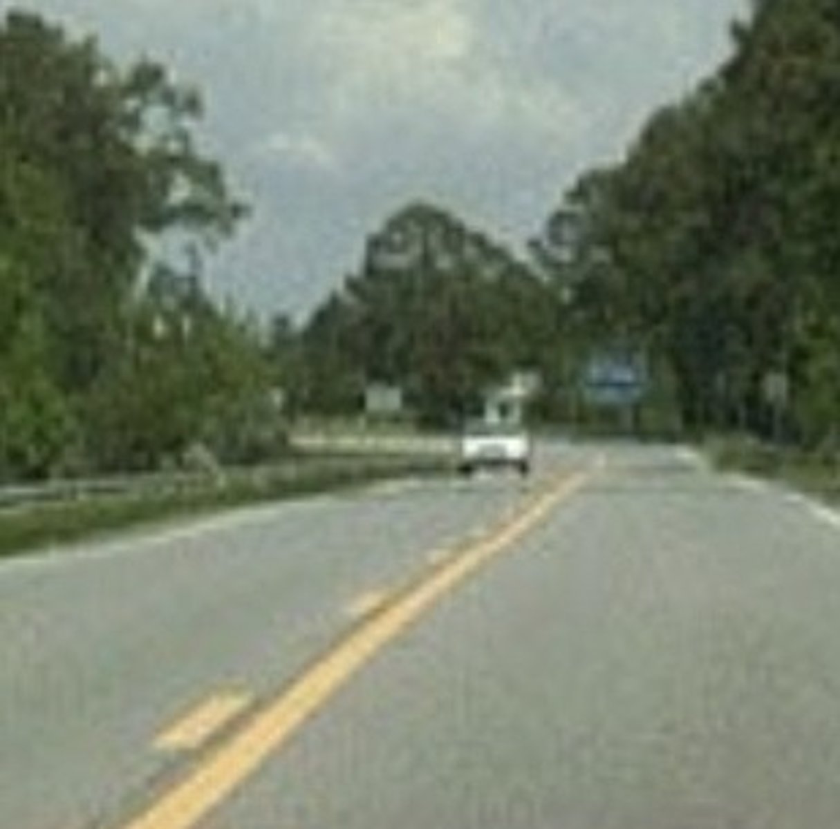 <p>do not cross the center line to pass</p>