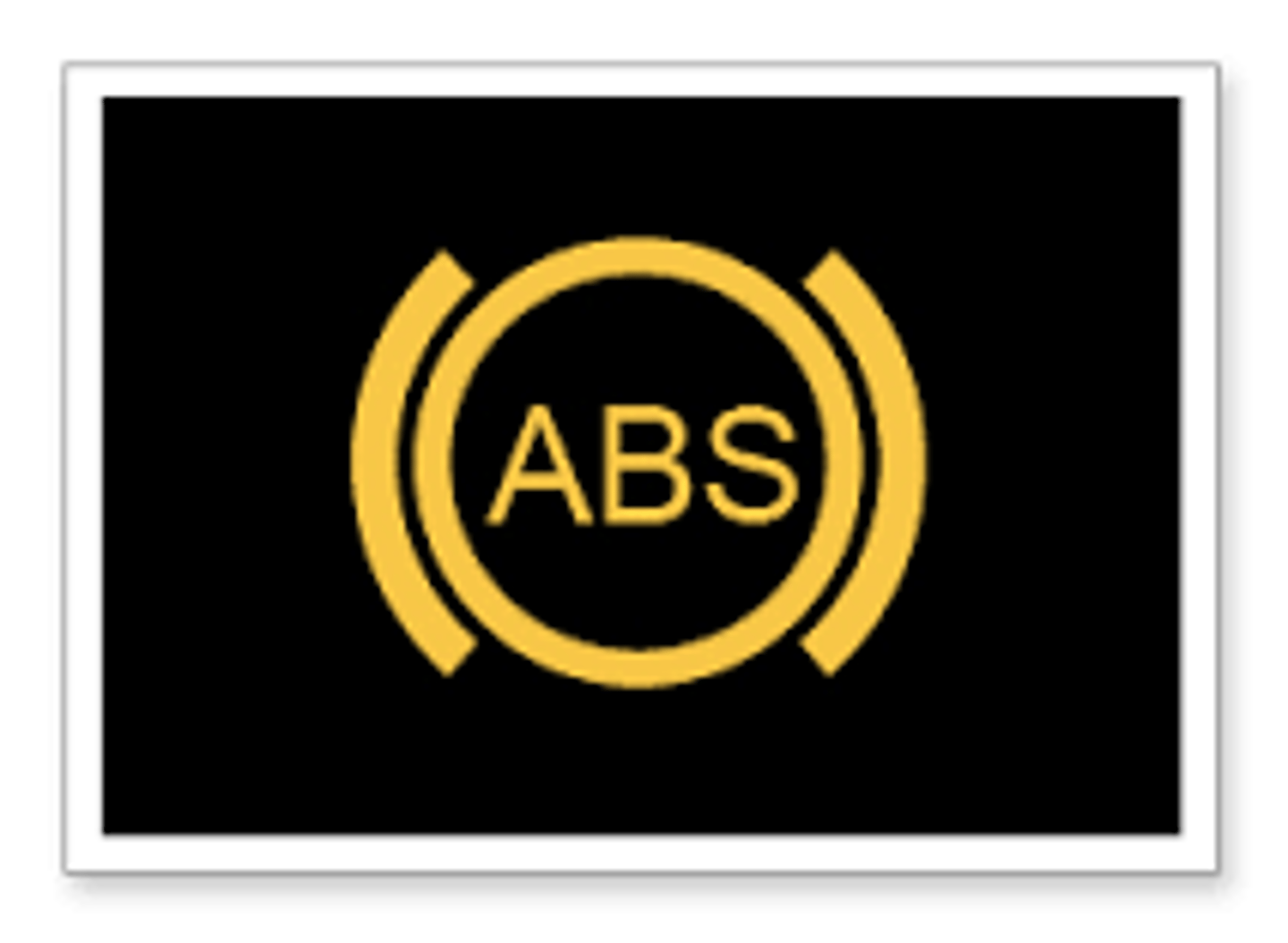 <p>Anti-Lock Breaking System: Indicated that the ABS is not engaged and the driver should have it checked by a professional. The driver may continue to safely operate the vehicle without the ABS properly working.</p>
