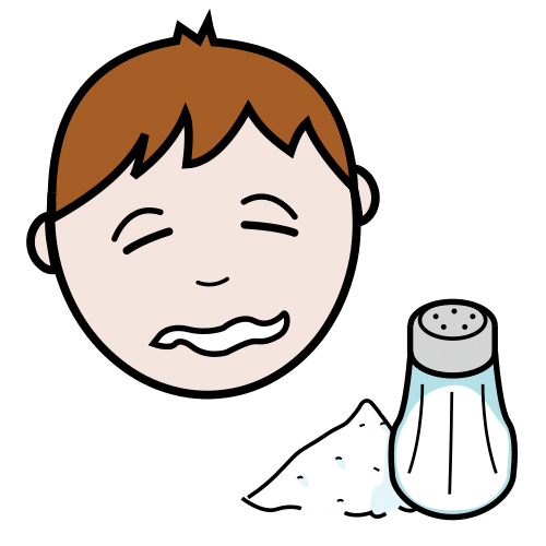 <p>salty </p>