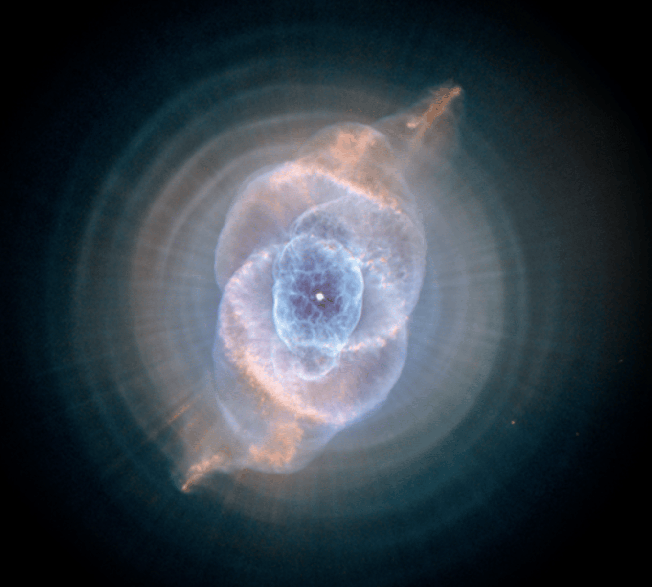 <p>A huge cloud of gas that is created when the outer layers of a red giant star drift out into space</p>