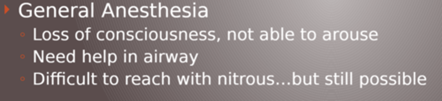 <p>D. General anesthesia</p>